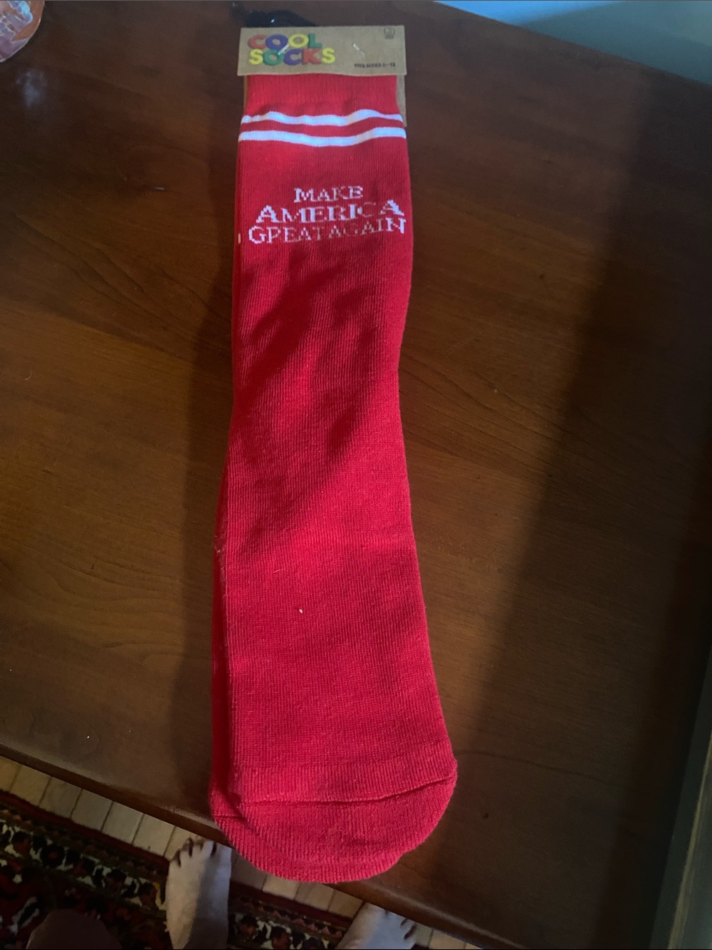 MAGA socks. NWT